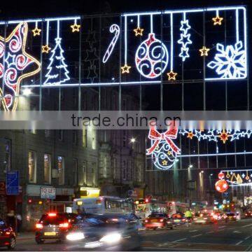 Across street light for outdoor light decoration christmas street light