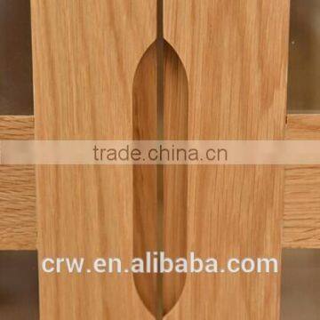 Y-1544 French Style Furniture Bookcase Wooden Filling Cabinets With Glass Doors photo-2