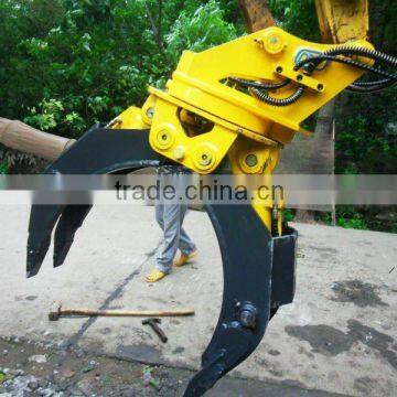 Hydraulic Rotating Timber Grapple for CASE CAT DOOSAN excavator