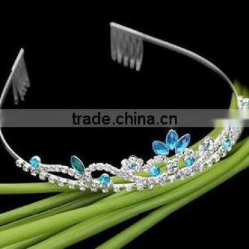 High Quality Handmade Bridal Crystal Crown For Pageant Crystal Crowns With Hair Accessories photo-2