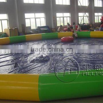 2016 Round Pool Dia Customize Inflatable Pool Cheap PVC0.9mm Water Pool photo-4