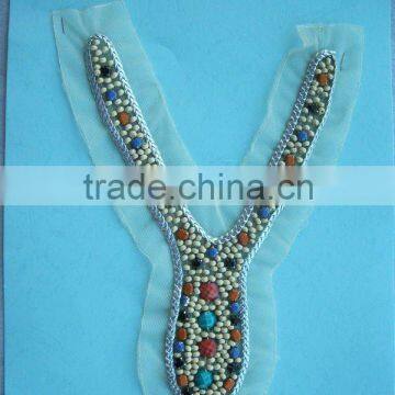 Embroidery Applique, new fashion neckline for garments