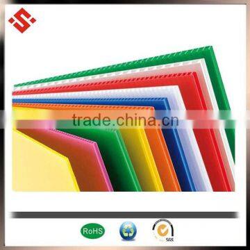 Polyproplene coroplast sheet shopping cheap hard plastic sheet china supplier honeybomb board bottle layer pad