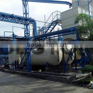 automatic used plastic oil distillation unit waste oil recycling machine