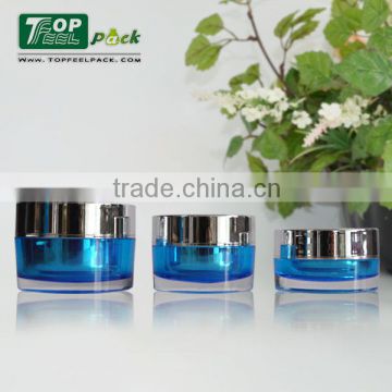 Hot Acrylic Double Wall Plastic Empty Cream Jar 15g/30g/50g