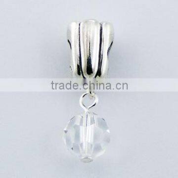 Austrian Crystal Charm Sterling Silver Bead Charm