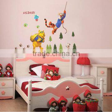 Cartoon Animals Pooh Tree Vinyl Wall Stickers for Kids Rooms Boys Girls Home Decor Child Sticker Wall Art Decals Home Decoration photo-3