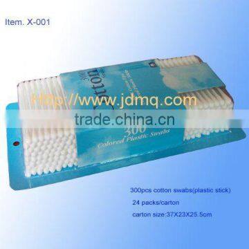 cotton swabs in Pvc blister