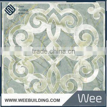 waterjet puzzle decoration tiles for lobby 1200x1200mm