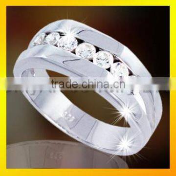 Fashion 925 sterling silver ring set lastest wedding ring designs