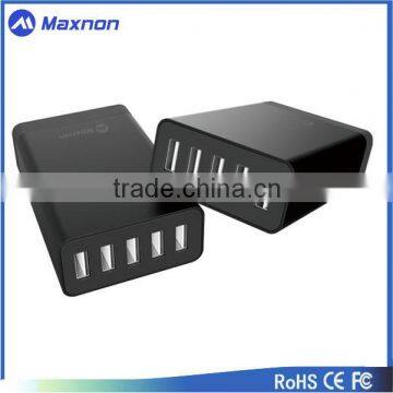 Portable Super Fast Mobile Phone Charger 40w 8A 5 Port Usb Charger PSE Certified Factory Direct Price Supplier's Choice