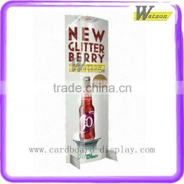 pop up cardboard advertising totem display stand