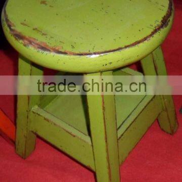 Chinese antique wooden stool LWS076-2