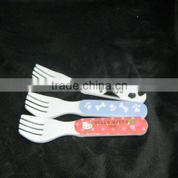 Melamine dinner fork for kid