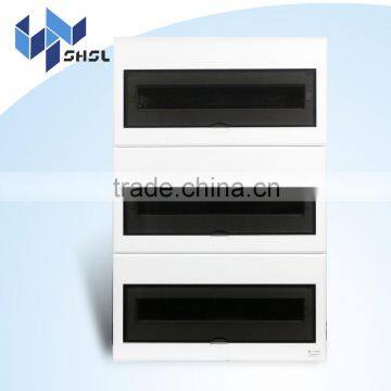 Solid metal base and PC cover electrical distribution control panel