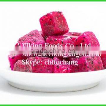 Tasty flavor - High Quality - Competitive price - Vietnam Frozen Red Pitaya