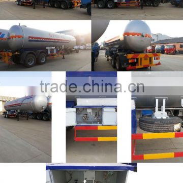 LPG tank trailer 40000 liters, 40000 liters ASME lpg gas tanker semi trailer, ASME lpg trailer