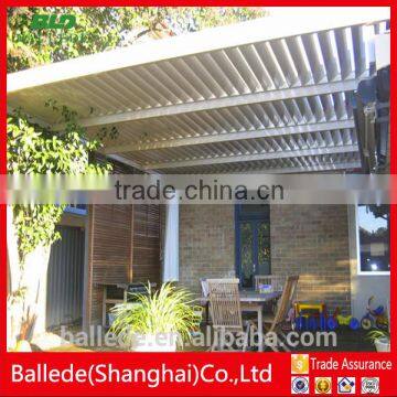 automatic aluminium louver roof pergola that open and close