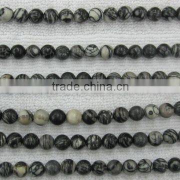 Network stone round beads, semi precious stone, wholesale beads