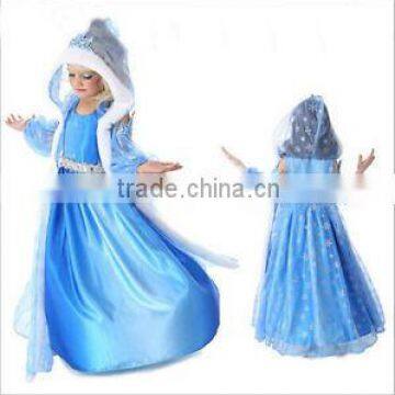 TOP new frozen Elsa dress wholesale dress for kids princess dress BC888