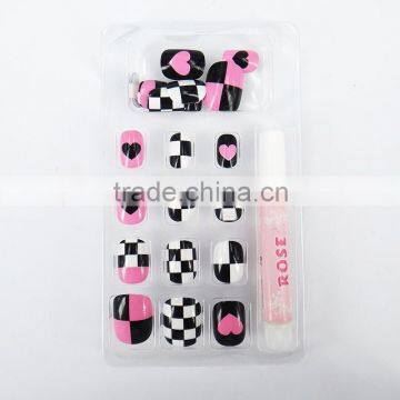 MSDS Certification and Plastic,ABS Material Full cover French Fake Nails