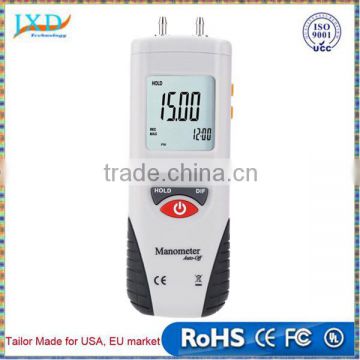 Digital LCD Backlight Manometro Pressure Gauges Differential Air Pressure Meter PSI Instrument Data Hold