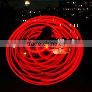 Factory direct creative LED Hula hoop flash light outdoor fitness