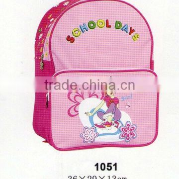 2013 quality kids school bags with front pocket