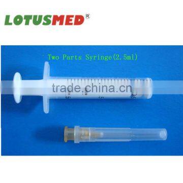 Veterinary injection syringe 2.5ml