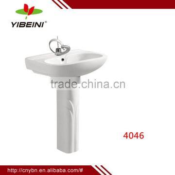 good quality manufacturer ceramic pedestal wash basin price