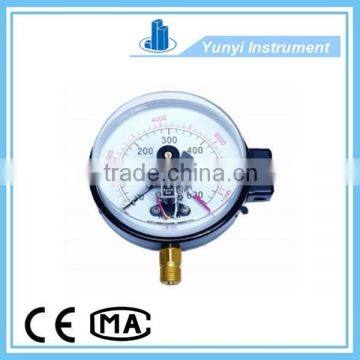 Electrical contacts pressure gauge