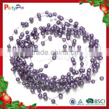 2015 Newest Colored Bead Chain for Christmas Tree