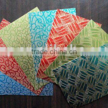 decorative metallized packing paper sheets