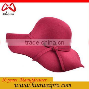 Alibaba china oem lady sun hat custom vintage fedora hats