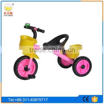 2016 new baby walker tricycle/children tricycle rubber wheels for kids