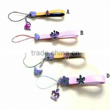 cell phone charm string and strap