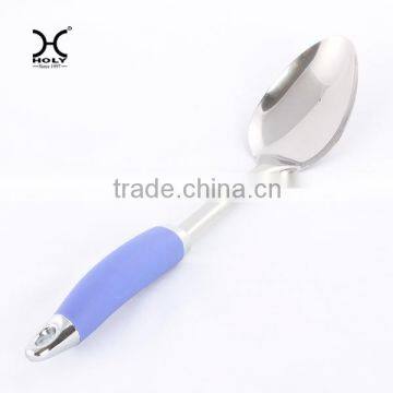 Top quality spoon with blue handle