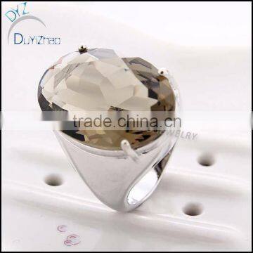 fashion micropave brass cz lady cz rings