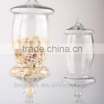 Jumbo Classic Glass Bottle Cookie Candy Jar AH088-AH089