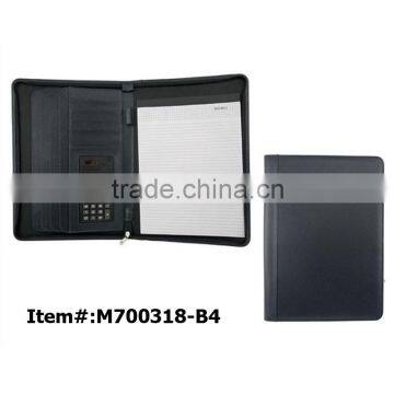 Cheap PU A4 Plastic Business Art Leather Portfolio