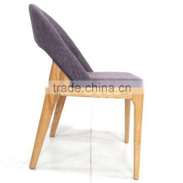 Upholstery Chair Dining Furniture With Wood Leg photo-3