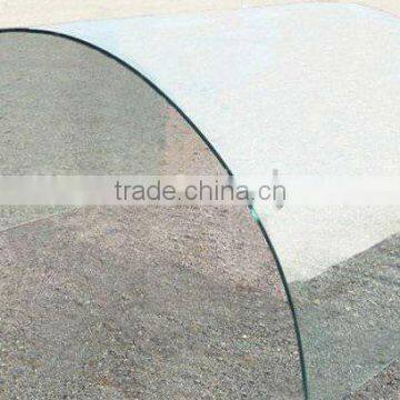 3mm-15mm curved bend sheet glass for counter