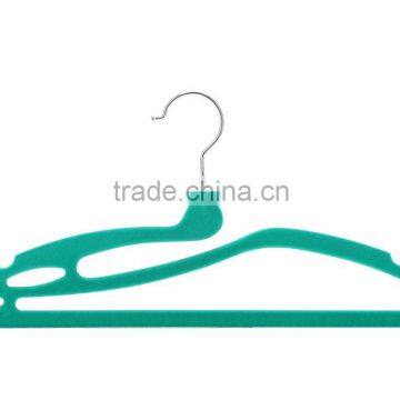 Velvet Flocked Clothes Hanger photo-5