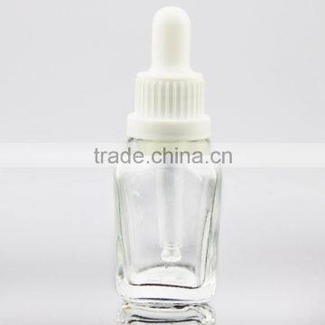 50ml wholesale clear square glass dropper bottle essential oil manufacturers