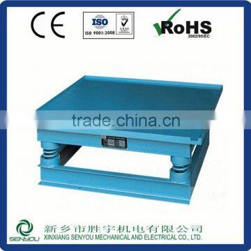 SENYOU Hot electric shaking table vibrating table for cement;Vibrating machine