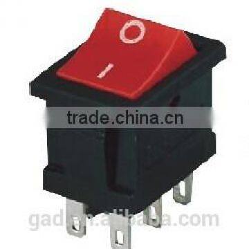 CNGAD 6pin on-off 6A 250V Rocker Switch(mini rocker switch,boat switch)(KCD1-202)