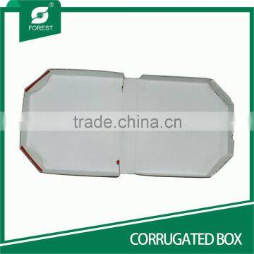 WHITE CARDBOARD PRINTED PIZZA CURRAGATED BOX photo-4