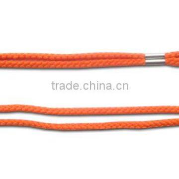 trendy fancy orange blank rope lanyard