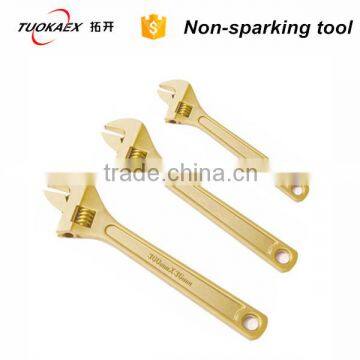 Non sparking tools 12inch adjustable wrench spanner