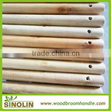 SINOLIN sell well varnished wooden broom stick for India market